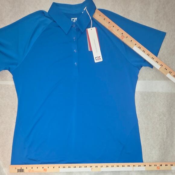 Cutter & Buck Vibrant Blue Polo Shirt Size XXL - Picture 5 of 8